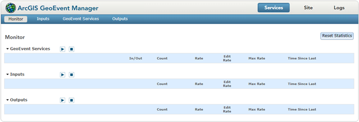 Empty Monitor page in Empty Monitor page in